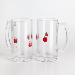 Pichet en <span class=keywords><strong>verre</strong></span> d'art soufflé à la main créatif pichet conception personnalisée ananas décalcomanie <span class=keywords><strong>verre</strong></span> bière tasse - Product Image 4
