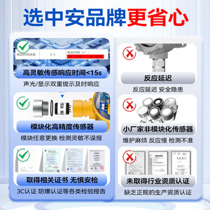 Detector de Gas Combustible Inalámbrico Industrial a Prueba de Explosiones Zhong'an Exploration QD6310-3 con Certificación 3C - Product Image 3