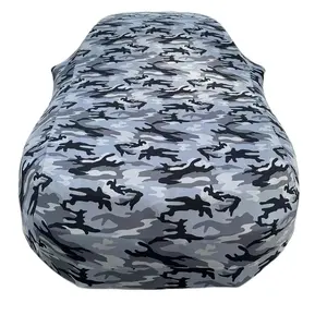 High Quality Custom Popular Dust-proof Soft Fleece Lining Elastic Car Cover indoor