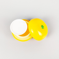 ODM OEM Usine ODM Lovely Cute 30g Pot en plastique Kids Facial Cream Jar Orange Shape Jar Bottle Package Manufacturer/wholesale