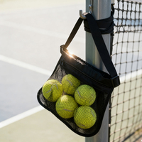 Porte-balles de tennis léger et de grande capacité, accessoire de sport portable pour femmes et hommes, sac de taille pour pickleball