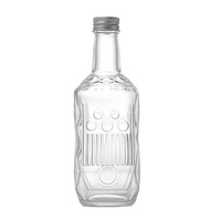Bouteille en verre réutilisable avec logo personnalisé, 100 ml, 200 ml, 350 ml, adaptée aux boissons, au vin de fruits, au café et au lait