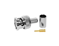 Connecteur mâle BNC à sertir pour caméras de vidéosurveillance, audio, LMR200, RG58, LMR195, RG223, RG400, RG142, ALMR240, ALMR-240, RG59, H155 – Connecteurs RF