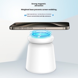 Pieghevole e magnetico tre-in-uno di ricarica <span class=keywords><strong>Wireless</strong></span> adatto per la ricarica rapida magnetica di iphone cuffia orologio e caricabatterie - Product Image 5