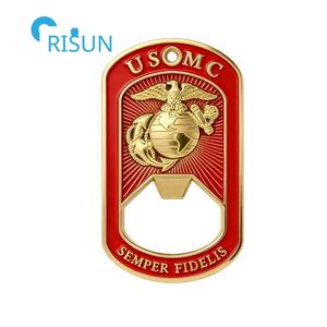 Porte-bouteille personnalisé avec médaille de service militaire USMC, mascotte du Corps des Marines, commémorative, pièce de monnaie personnalisée, pièce de monnaie de dé<span class=keywords><strong>fi</strong></span> USMC - Product Image 6