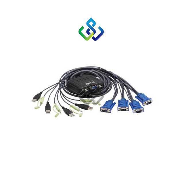 IN STOCK 100% ORIGINAL BRAND NEW VGA KVM SWITCH W BUILT-IN VGA US B032-VUA4