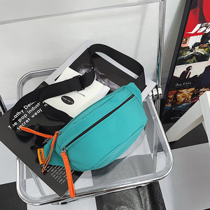 Groothandel Casual Heuptas Modieus Waterdicht RPET Polyester Buiktas Met Verstelbare Riemen Rits Sluiting Logo Patroon - Product Image 4