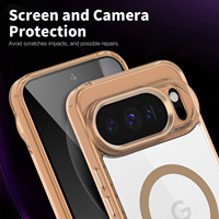Couverture de téléphone de Style Simple coloré transparent pour Google pixel 10 pro XL/pixel 10/10pro/9A couverture de Protection de lentille magnétique