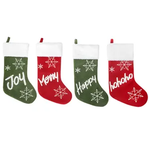 Party supplies Christmas gift bag customized christmas stockings felt HN954876