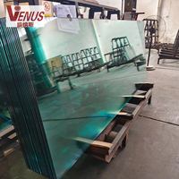 Panneau en verre trempé 8 mm, verre de sécurité résistant aux rayures pour la construction et l'affichage
