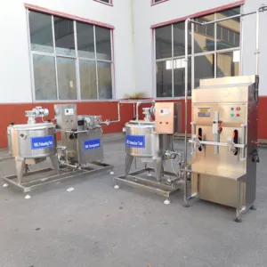 Equipo de embotellado automático 50ml 100mL Yogur leche jugo Máquinas de llenado de líquidos Línea de producción de helados