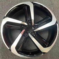 Jantes Bozhe 17-19 pouces en alliage d'aluminium forgé à flux continu, finition usinée couleur canon de fusil, multi-rayons, 5x112 pour Audi A4 A5 A6 A7 A8 S4 S5
