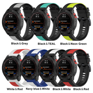 สายนาฬิกาซิลิโคน,สายนาฬิกาข้อมือ20มม. 22มม. 26มม. แบบใหม่ล่าสุดปี2023สำหรับ <span class=keywords><strong>Garmin</strong></span> Fenix 7X7S - Product Image 2