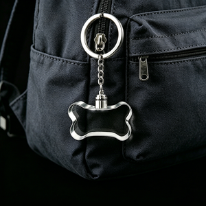 Wholesale New Design K9 <b>Customize</b> 3D Bone Shape Blank Led Light Crystal Dog Bone <b>Keychain</b> for Souvenir Gifts - Product Image 1