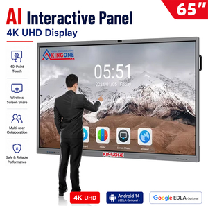 Kingone Chi Phí Hiệu Quả 55 65 75 86 100 Inch LCD Hiển Thị Kỹ Thuật Số Hồng Ngoại Tương Tác Bảng Thông Minh Cho Lớp Học Giảng Dạy - Product Image 1
