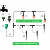 Sol-insertion Réglable Goutteur Réglable Flèche Déroulante Système D'irrigation Par Aspersion Agricole D'irrigation Par Aspersion