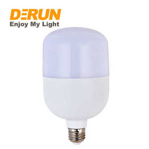 Bombilla LED en Forma de T de Alto Lumen, 20W 30W <span class=keywords><strong>40W</strong></span> 50W B22 <span class=keywords><strong>E27</strong></span> con Cubierta de Plástico para Almacenes y Supermercados, LED-T - Product Image 3