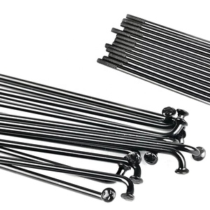 Radios de Bicicleta de Acero Inoxidable 304 para Bicicleta de Montaña/Carretera, 14G 257MM-293MM, Negros, de Alta Resistencia - Product Image 5