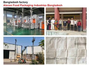 C18 Nhôm Container Dùng Một Lần Khay Giấy Bạc Với Các Tông Hoặc Nhựa Dome Nắp 700Ml 1.5lb Để Đi Thực Phẩm Pan Thân Thiện Với Môi rec19135i - Product Image 5