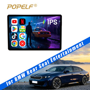 Moniteur d'appuie-tête de voiture 13,3 pouces 1080P FHD Android 13.0 8 cœurs Écran tactile WiFi BT Divertissement multimédia pour sièges arrière TV de voiture pour BMW - Product Image 1