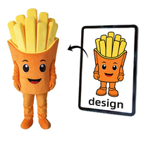 Costume de mascotte personnalisé en peluche douce pour adulte unisexe, motif gaufre de dessin animé, tenue de personnage alimentaire sur mesure