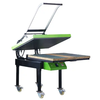 Presse à chaud pour t-shirts de grande taille 80 cm x 100 cm avec conception coulissante, machine de transfert par sublimation