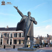 Statue de Staline en bronze de grande taille, célèbre président russe, sculpture personnalisée en laiton de haute qualité TREVI