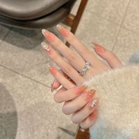 Design #2763/#2765 3D serpent fait à la main presse sur les ongles acrylique haute qualité étincelant strass luxe faux ongles artificiels