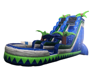 Tùy chỉnh khổng lồ thương mại không khí Trampoline lâu đài bouncy ngoài trời leo núi đá trò chơi <span class=keywords><strong>Inflatable</strong></span> nổi trượt nước - Product Image 4