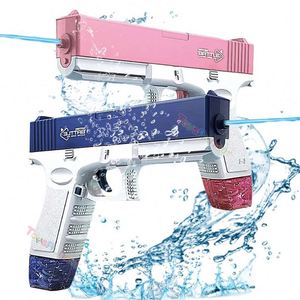 Pistola de Agua Eléctrica Potente para Adultos, Juguete con Logo, Color Rosa, Generador de Chispas, Pistola de Agua a Batería - Product Image 6