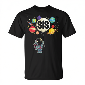 Camiseta del primer cumpleaños de la hermana del astronauta espacial - Product Image 2