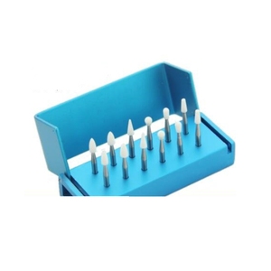 Kit de fraises de polissage et de finition pour composites dentaires, pierre blanche, RA - Product Image 1