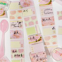 Ruban Washi Découpé Motif Fruits Frais d'Été Pêche Citron Vert Myrtille Citron Ruban Adhésif Décoratif Pastel Macaron pour Journal