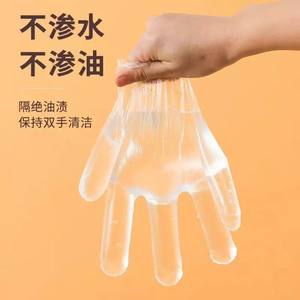 Gants jetables, plastique PE de qualité alimentaire, film de cuisine, en boîte, transparents, épaissis, résistants à l'usure, adaptés à un usage domestique - Product Image 5