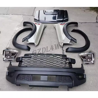 GZDL4WD Auto Exterior Accessories 4x4 Car Conversion Kit ABS Pour Ranger T6 T7 T8 Upgrade To T9 Raptor 2022 + Upgrade Body Kits