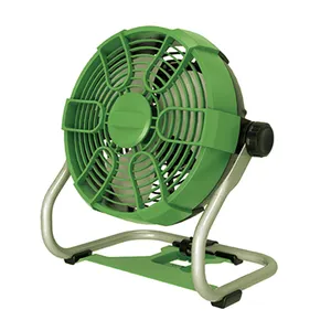 Hantechn 18v Portable Fan Rechargeable 20V Li-ion Battery Operated Powered Fan with LED Lantern and Hook