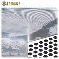 Maille diamantée perforée en aluminium Poinçonnage de trous Tôle microperforée Galvanisée 1.5mm Maille perforée