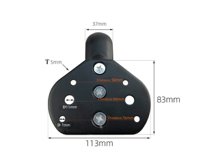 Moderne Metall verstellbare Möbel teile Tisch Stuhl Füße Schlafs ofa Beine - Product Image 2