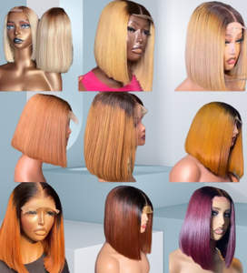 <span class=keywords><strong>2025</strong></span> Mới Xzy Việt Nam Đôi Drawn16a Thẳng Ngắn <span class=keywords><strong>Bob</strong></span> 2*6 Cùn Cắt Sdd Tóc Con Người Glueless HD Ren Đóng Cửa Phía Trước Tóc Giả - Product Image 6