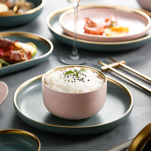 <span class=keywords><strong>Vaisselle</strong></span> glaçure de <span class=keywords><strong>style</strong></span> <span class=keywords><strong>scandinave</strong></span> 5 pièces ustensiles de cuisson en céramique assiette de fruits en céramique cuite au fromage ensemble de <span class=keywords><strong>vaisselle</strong></span> en céramique - Product Image 3