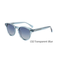 Nouvelles Lunettes de Soleil 2026 Design Rond Personnalisé Protection UV400 Acétate Luxe OEM ODM Lunettes de Soleil Rétro Vente en Gros