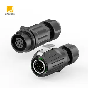 Manufacturer E-Weichat LP 16 8 Pin Plug Outdoor LED Sports Lighting Power Connecting IP68 Waterproof Cable Connector