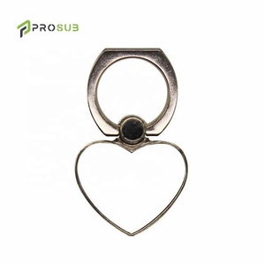Prosub anello porta cellulare a sublimazione con supporto per cellulare in metallo vuoto fai-da-te - Product Image 2
