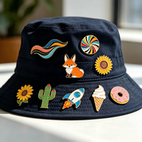 Pin de Solapa Magnético de Esmalte Suave Personalizado por el Fabricante, Insignia de Aniversario con Logotipo, Nombre o Letra Personalizada, Pin de Broche Magnético de Epoxi