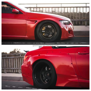2007-2013 pour BMW M3 E92 3 Series <span class=keywords><strong>335</strong></span> <span class=keywords><strong>E93</strong></span> Kit de carrosserie Style fusée ailes larges pare-chocs avant diffuseur avant coin coffre becquet - Product Image 4