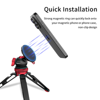 Manyetik Selfie sopa Tripod telefon tripodu iPhone Magsafe seyahat Tripod standı cep telefonu iPhone 16 Pro Max için