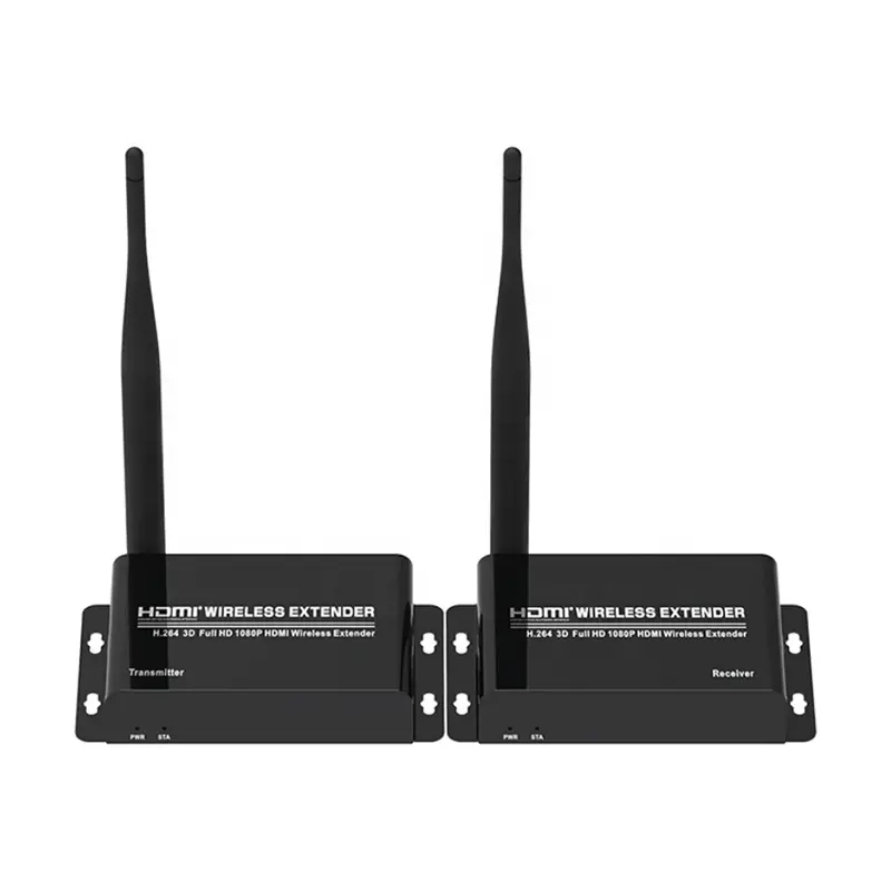 164FT 50M Wireless HDMI extender WiFi HDMI Extender Transmitter Receiver Audio Video Sender 2.4G 5GHz 1080P Support HDCP1.2 HDTV