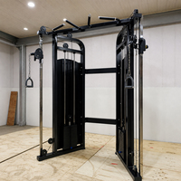 Máquina de Entrenamiento Funcional Comercial con Polea Doble Ajustable y Dos Pilas de Pesas para Entrenamiento de Fuerza de Cuerpo Completo