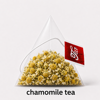 Tisane de Camomille en Sachets Pyramidaux Apaisante pour le Sommeil Sans Caféine Naturelle 30 Sachets 1,5g Vente en Gros OEM