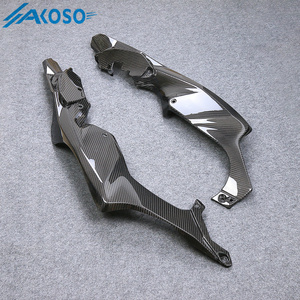 Capot de carénage de cadre avant de moto en fibre de carbone sèche AKOSO 3K pour Kawasaki Ninja <span class=keywords><strong>ZX10R</strong></span> ZX-10R 2021 2022 <span class=keywords><strong>2023</strong></span> 2024 - Product Image 5